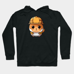 Construction Hamster Hoodie